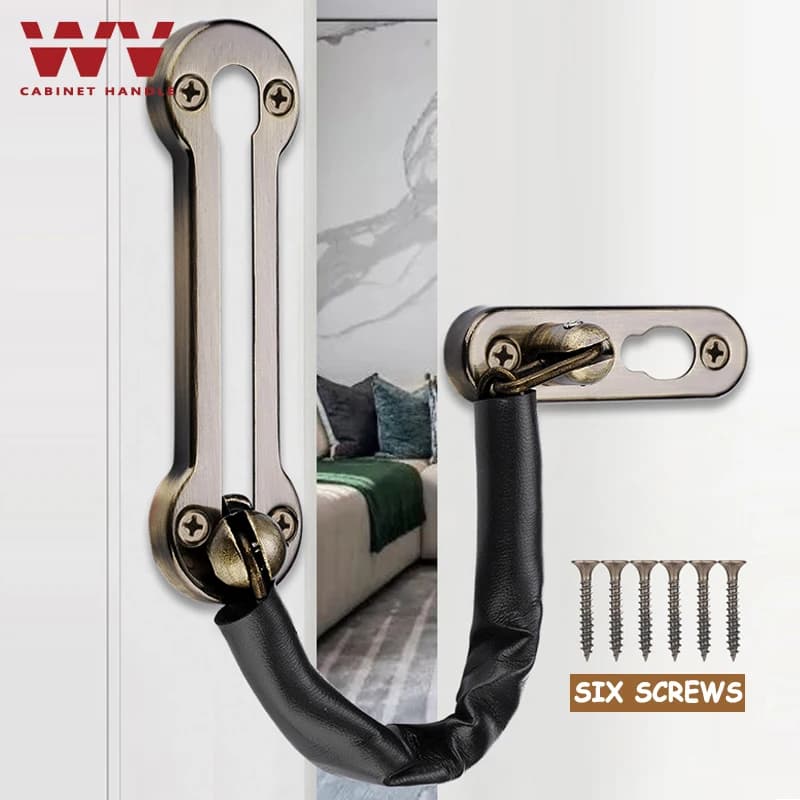 WV Antifurto Porta dell'hotel in acciaio inossidabile Chiusura a catena Guardia di sicurezza Serratura di sicurezza Limitatore di sicurezza Strumenti Hardware per porta di casa