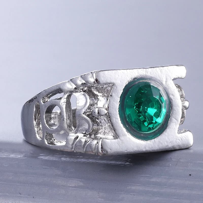 Anello lanterna verde con ciondolo gioielli di moda per uomini e donne