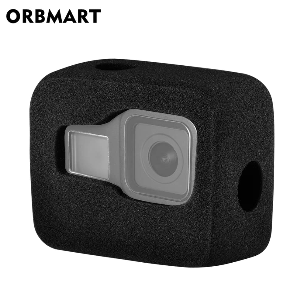 Windslayer per GoPro Hero 8 Parabrezza nero Copertura in schiuma antivento Riduzione del rumore del vento Custodia antivento per Go Pro 8 Accessori per fotocamera