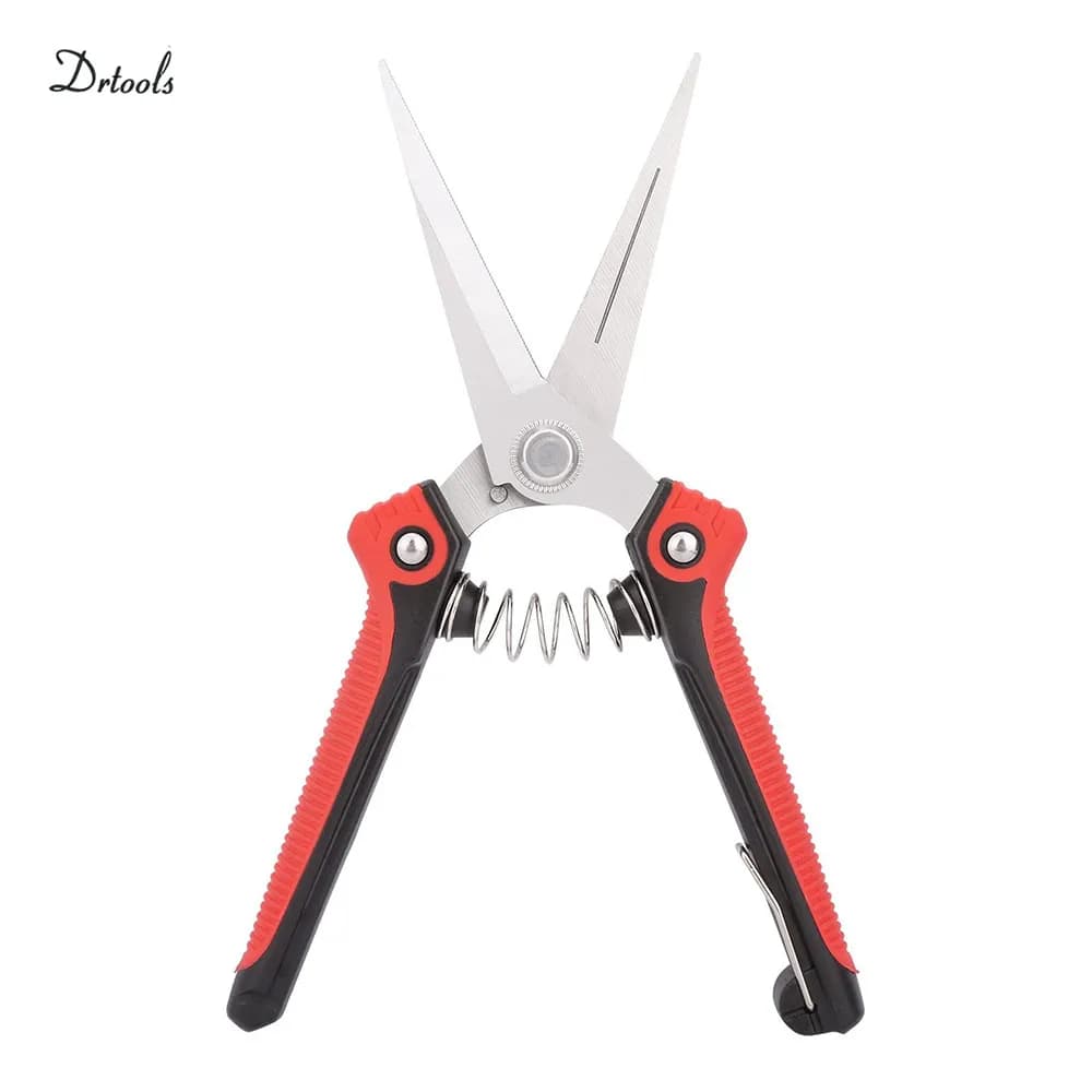 Stainless Steel Garden Pruning Shelves Fruit Harvest Trim Pot For Home Use Shelves Pot Power Trimmer Hand Non-slip