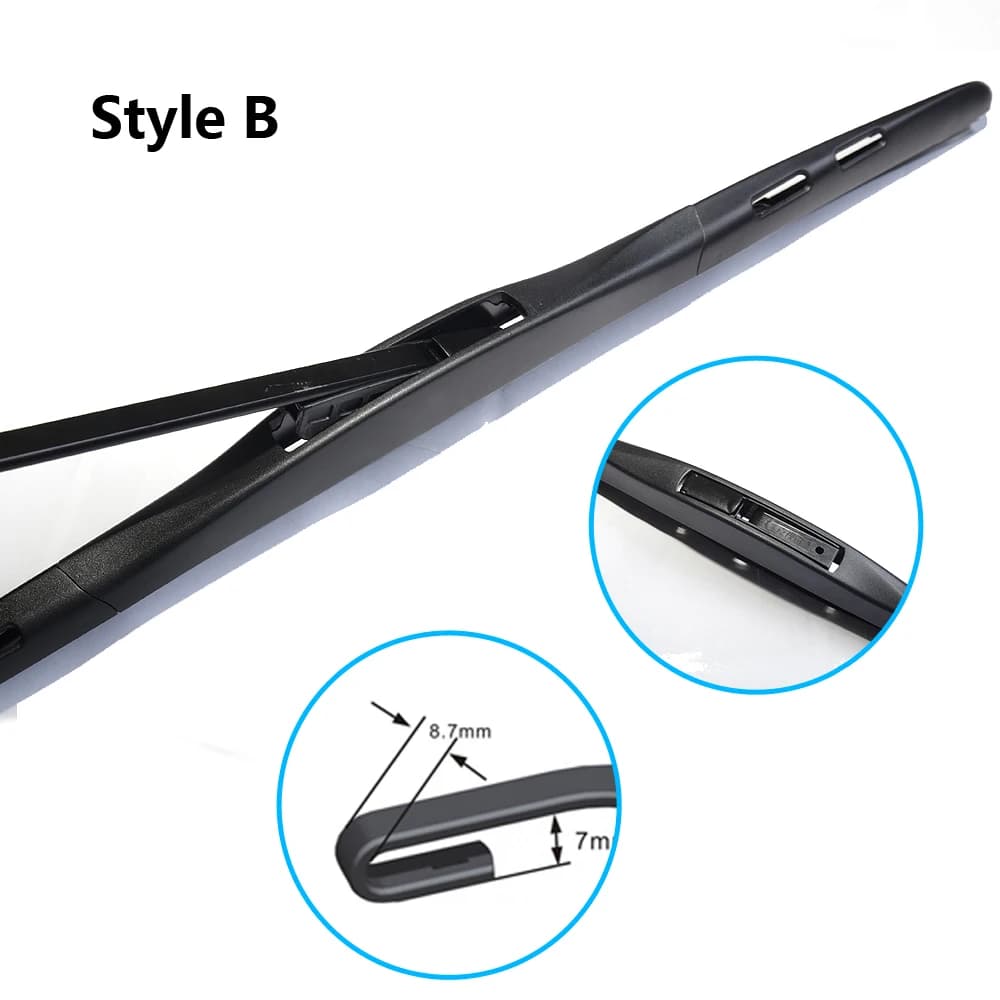 Car Wiper Blades Brushes for Renault Koleos 2017 2018 2019 2020 Samsung QM6 MK2 Front Windscreen Windshield Wipers Accessories