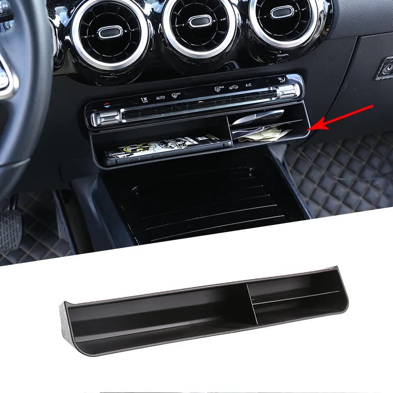 ABS nero scatola di immagazzinaggio di controllo centrale Trim per Mercedes Benz B GLB GLE GLS classe W247 X247 W167 X167 2020 accessori per auto