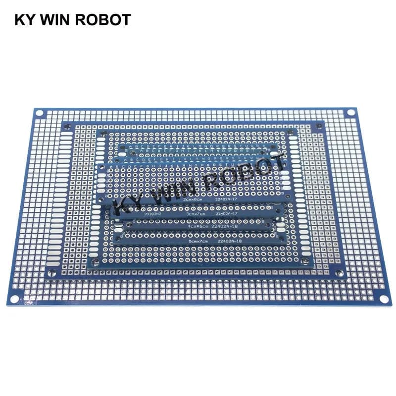 2x8 3x7 4x6 5x7 7x9 8x12 10x15 cm Double / Single Side Prototype FAI DA TE Universal Circuit Printed PCB Board Protoboard For Arduino