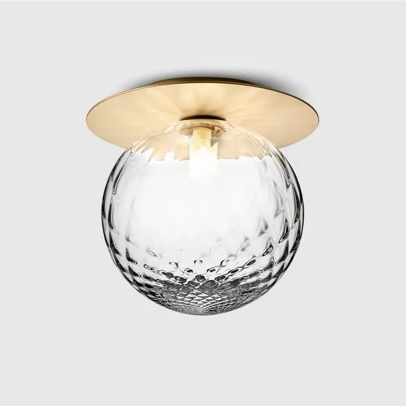 Moderna lampada da soffitto a sfera in vetro camera da letto piccola lampada corridoio scale Aisel illuminazione domestica Lamparas De Techo Colgantes