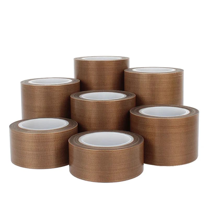 0.13mm 0.18mm 300 Gradi Resistenza Alle Alte Temperature Nastro Adesivo Panno Isolamento Termico Sigillatrice Nastro PTFE