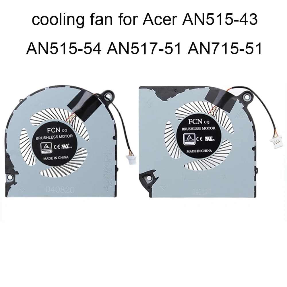 5V Computer Cooler GPU CPU ventola di raffreddamento per Acer Nitro 5 AN515-43 AN515-54 AN517-51 Nitro7 AN715-51 Notebook PC ventole radiatore nuovo
