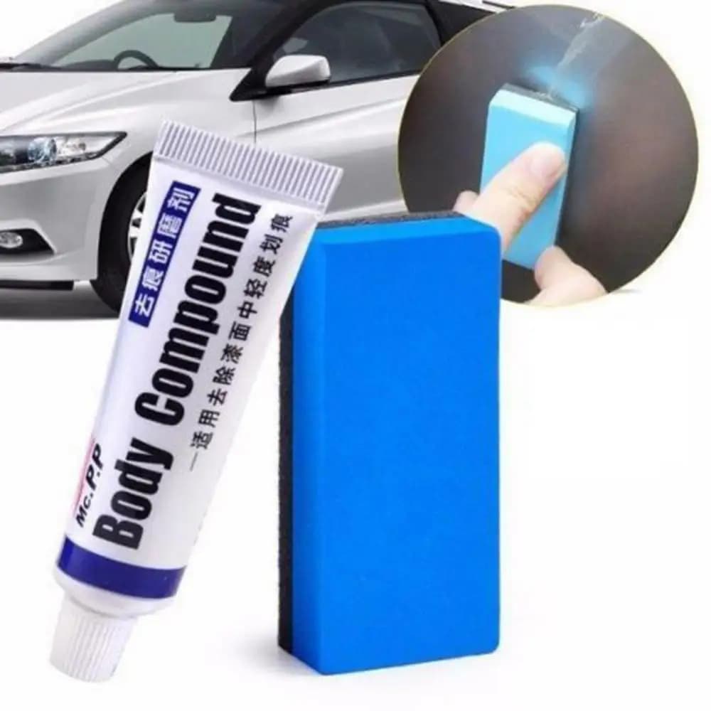 15ml riparazione graffi rimozione gomma decontaminazione cera per Auto polacca con spugna cera composto pasta per il corpo prodotto Auto accessorio per Auto
