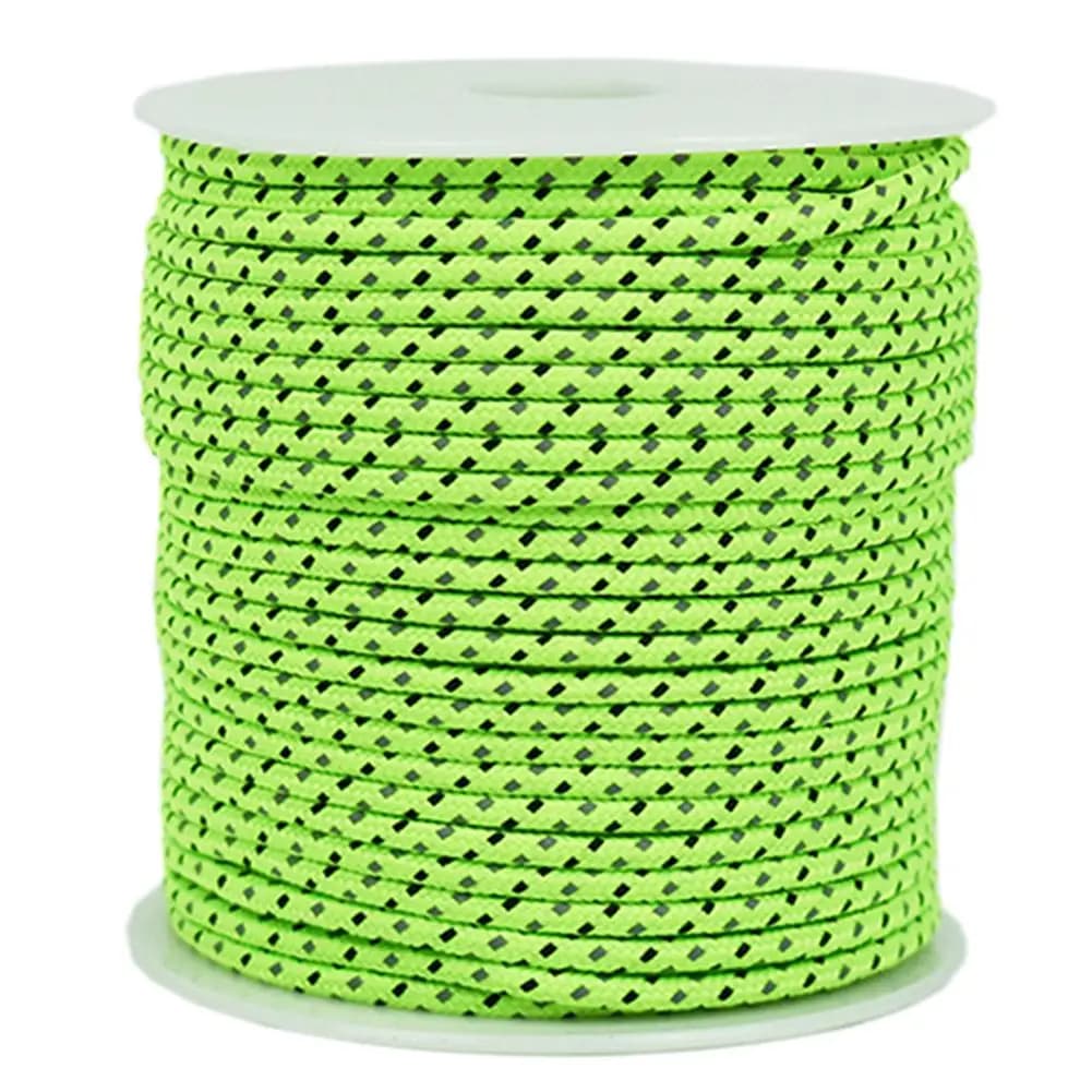 50M Multifunctional Outdoor Paracord Luminous Umbrella Rope Reflective Survival Rescue umbrella rope Camping Paracord Cord