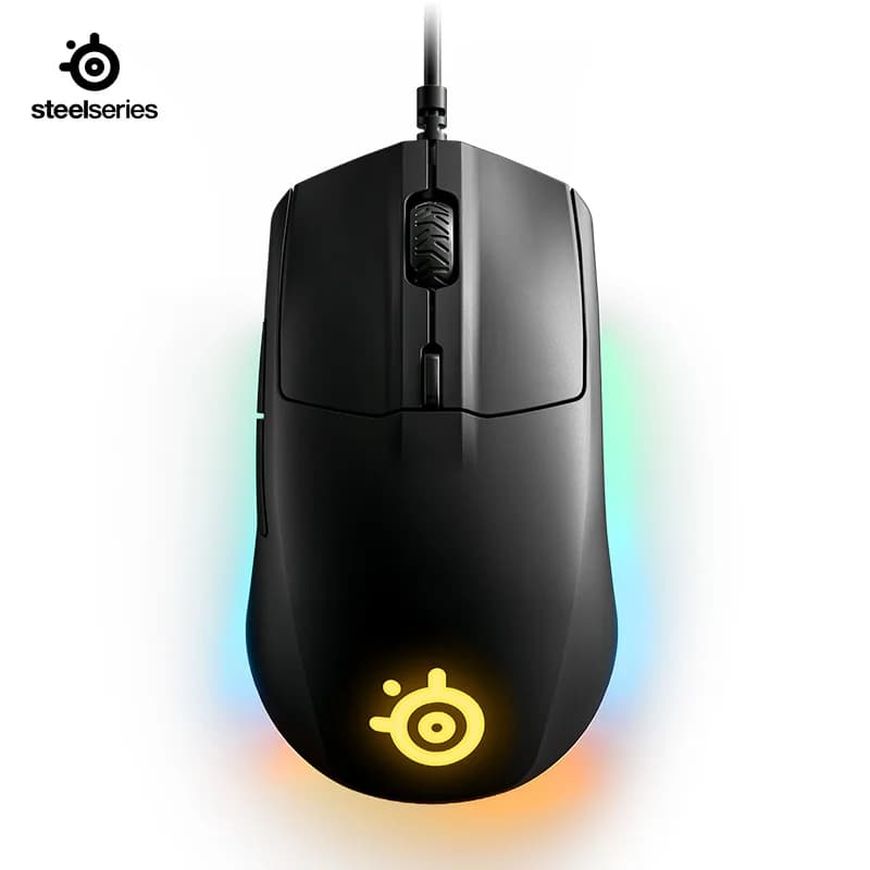 New steelseries Rival 3 Gen 2 Gaming Mouse 8,500 CPI Prism RGB Lighting Effects Lightweight Mouse Gaming Wired Mouse