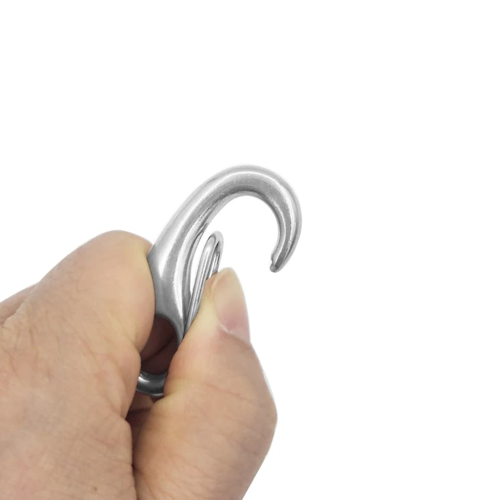 Barca Gancio A Molla A Scatto Gancio di Ancoraggio Gancio Rigging Clip di Collegamento Rapido Fibbia In Acciaio Inox Per Yacht All'aperto Ecc Accessori Per Barche Marine
