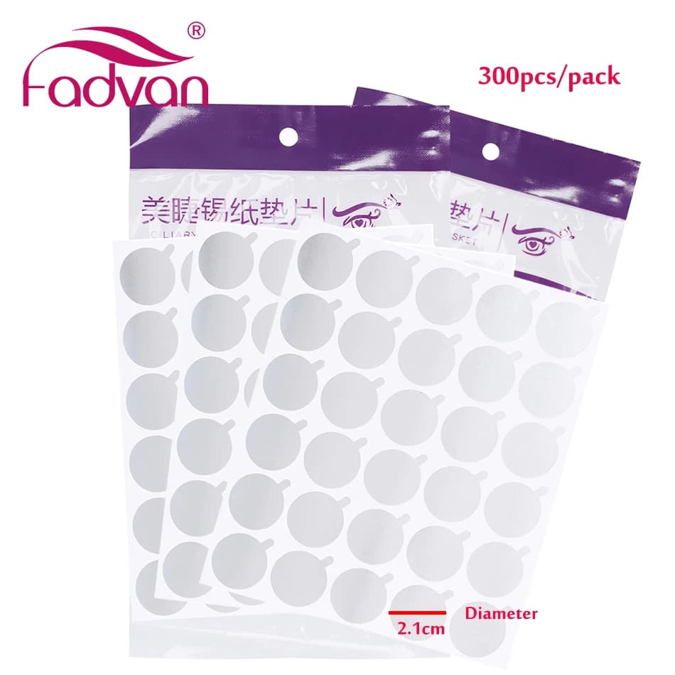 300 Pz/Pack Use And Drop Raincoat Special Eye Drop Sticker Flat Pad Sticker Tin Foil Pad Silver Tops And Coats