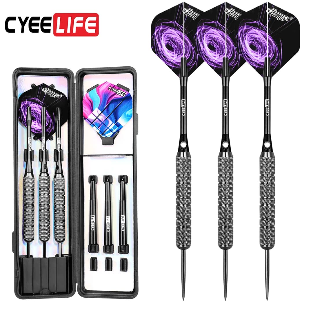 Freccette con punta in acciaio professionale CyeeLife 18/20/22/24g con custodia