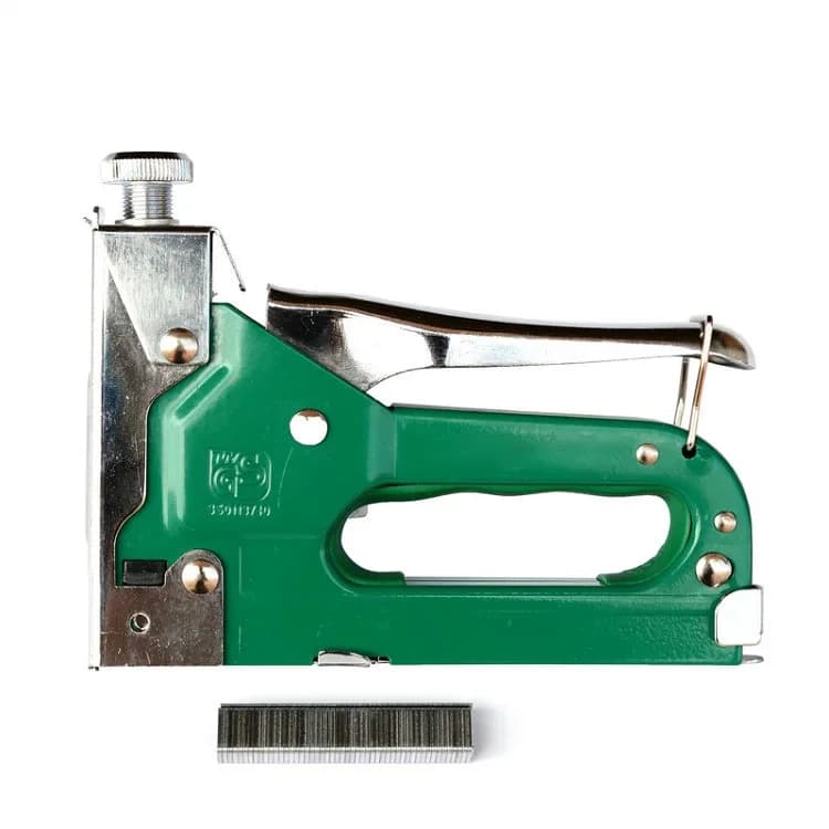 Cucitrice per mobili in acciaio con pistola sparachiodi manuale per carichi pesanti da 6 "3 in 1 per incorniciare graffette con strumenti per la lavorazione del legno gratuiti