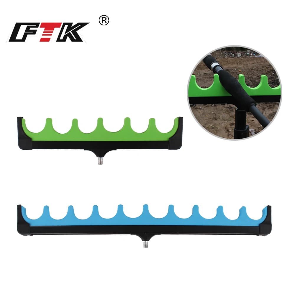 FTK Fishing rod support 6/8 holes Pod support for power supply 30,5 cm/50,5 cm Soft fishing rod EVA Fishing equipment for fishing carp Fishing