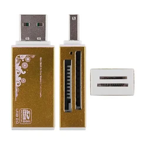 Lettore di schede Multi memoria USB 2 0 All in 1 per lettore di schede SDHC TF M2 MS PRO