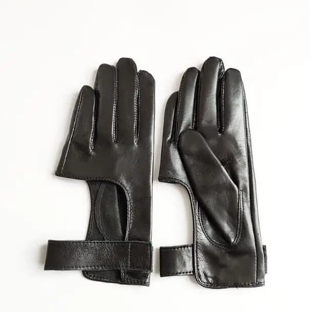 Guanto da moto in pelle di pecora naturale da donna scava fuori il guanto da guida sportivo in vera pelle di moda femminile R2887