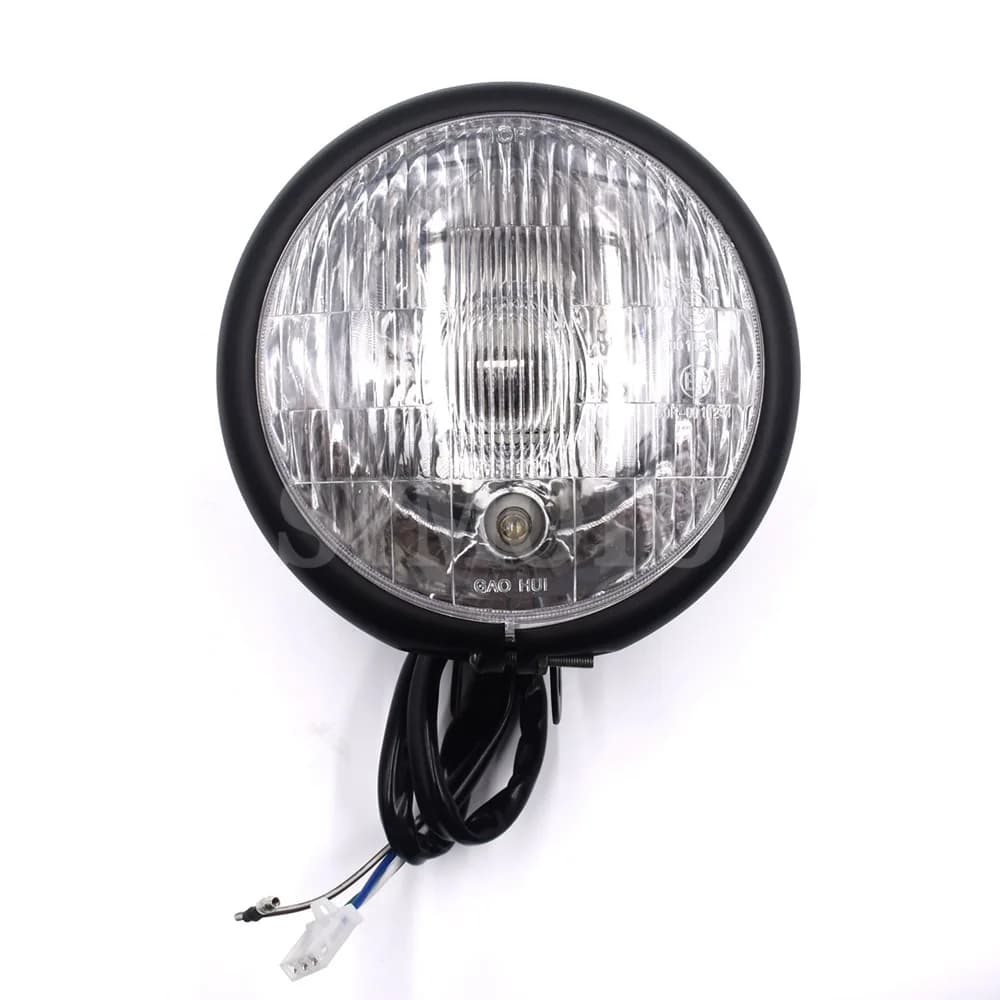 5.45 ''Moto Modificato universale in metallo Fari Faro Anteriore Per Harley Sportster XL 883 1200 X 48 XL883 XL1200