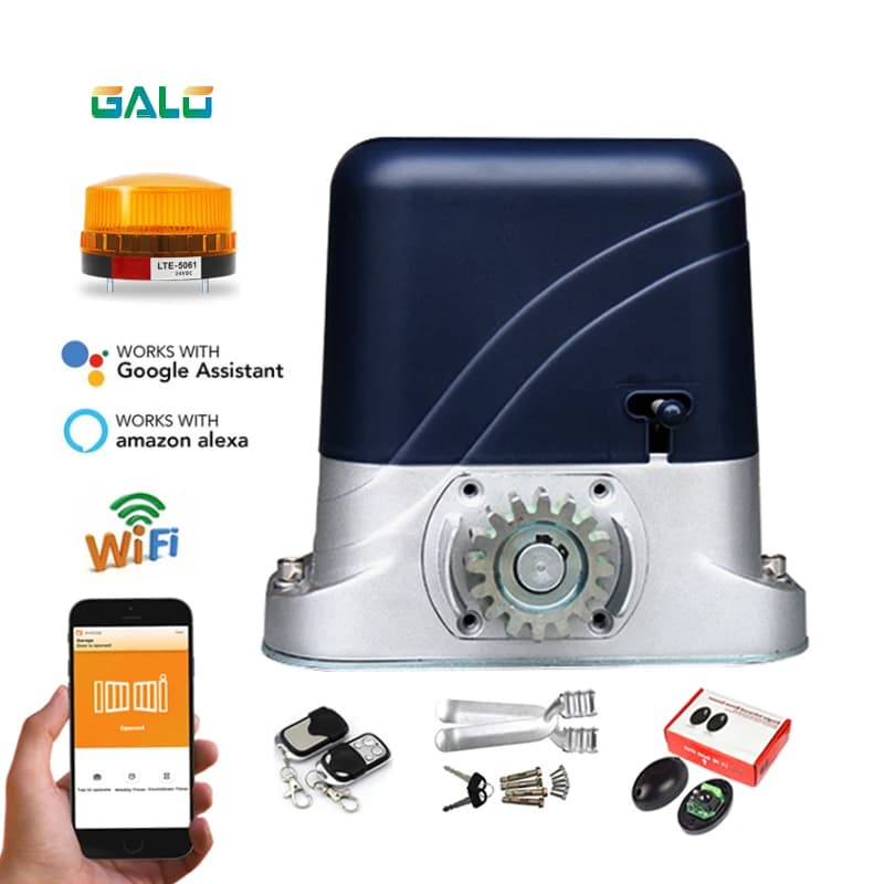 300-1400KGS 24V 220VAC Apricancello Scorrevole Operatore di Motore ACDC come Motore Chiudiporta con Sensore di Sicurezza kit controller wifi