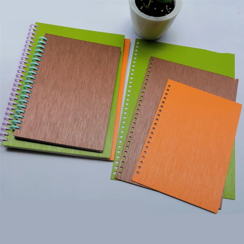 Copertina per rilegatura a 30 fori A4 copertina a fogli mobili A5 PP copertina posteriore in plastica diario Notebook spirale Notebook Planner raccoglitore ad anelli