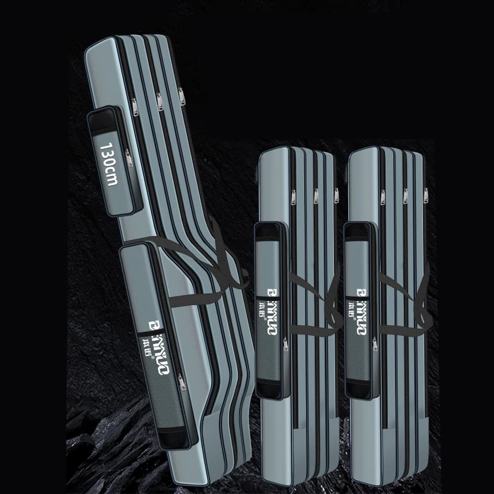 Borse da pesca all'aperto portatili pieghevole canna da pesca Carrier Canvas canna da pesca strumenti custodia custodia attrezzatura da pesca attrezzatura X341G