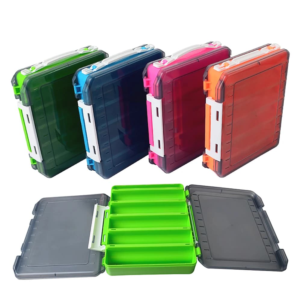 Double Face Fishing Box Fishing Accessories for Fishing Hooks Storage Box Fishing equipment Organizing box Slurry Exhaust Hook St