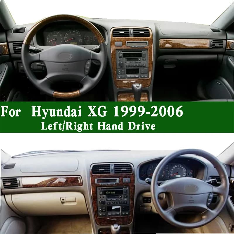Per Hyundai XG300 XG250 XG350 1999-2006 Dash Zerbino Cruscotto Copertura Pannello strumenti Protezione solare Pad protettivo Anti-sporco Ornamenti