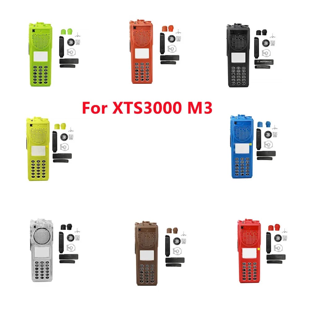VBLL colorato Walkie Talkie sostituzione riparazione custodia Kit custodia per XTS3000 modello III M3 Radio bidirezionale