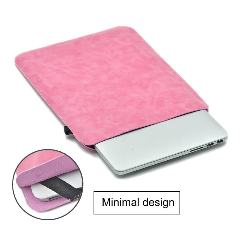Mouse Pad Pouch NoteBook Case For HP X360 13 MacBook Air 12 13 Cover Retina Pro 13.3 15.4 15.6 16“ Laptop Sleeve Leather Bag