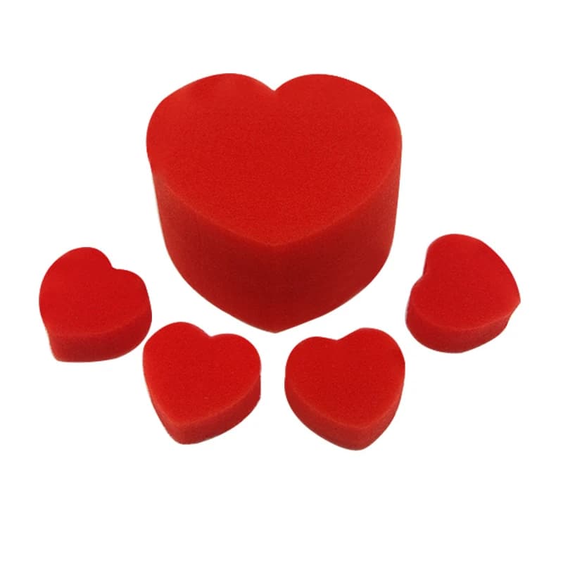 Multiplicare cuori di spugna Trucchi magici Piccolo cuore a spugna Jumbo Produzione Magia Facile da vicino Illusioni di strada Puntelli per espedienti