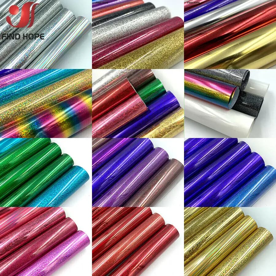20 cm * 25 CM Fascio Glitter Arcobaleno Trasferimento di Calore Vinile Ferro-on Pressa di Calore HTV Ferro Stampa T-shirt Tessili Mestiere Taglierina Foglio di Pellicola