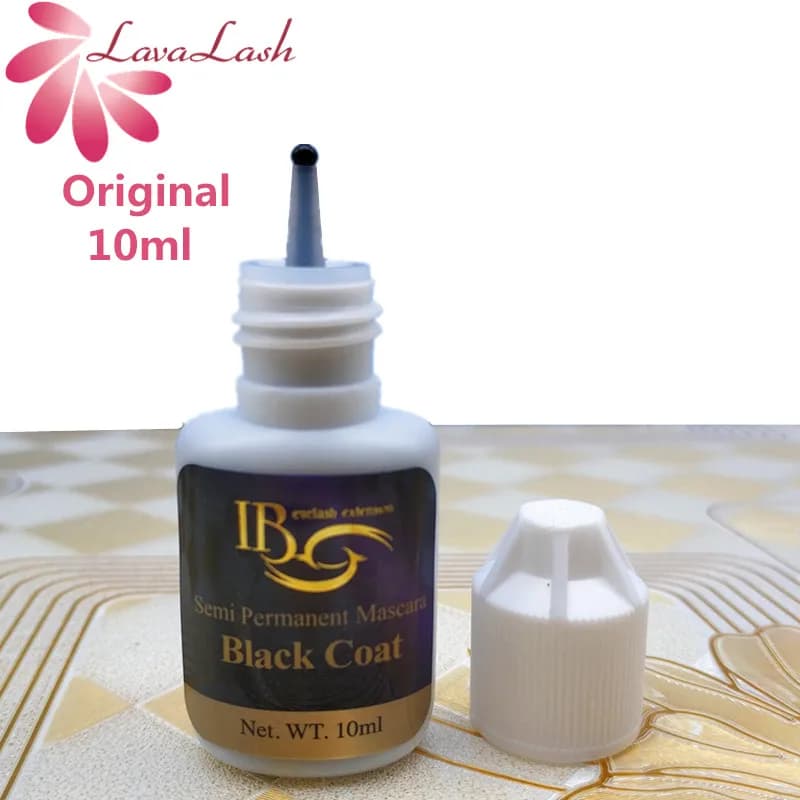 IB Ibeauty Black Coat for Extension Eyelashes Mascara Original Korean 10ml Necklace for Fin Eyelashes Tool for Makeup