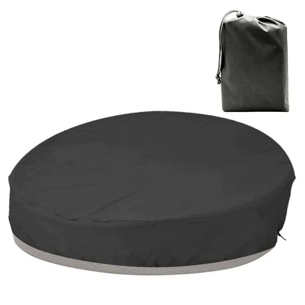 Outdoor Waterproof Daybed Cover Dust Cover for Round Sofa Cover for Snow Rain Furnishings for Garden Patio Protective Cover for Chair for Sofa with UV Fade