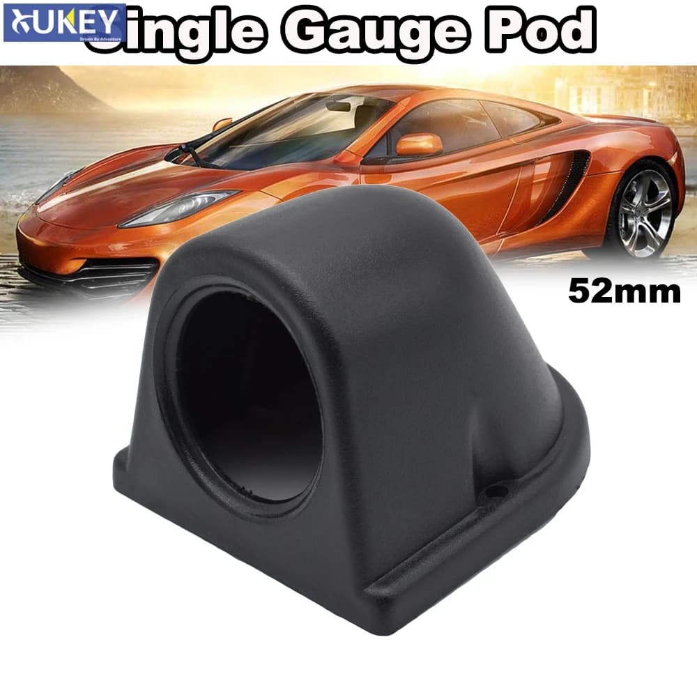 Universal Car 52mm 2 ''Pod singolo calibro per Turbo Boost Gauge Volt olio temperatura acqua pressione PSI aria carburante rapporto contagiri vuoto