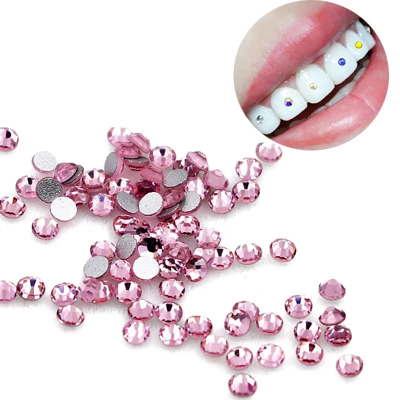 1 crystal dental stone box for teeth whitening decoration crystal diamond tooth jewelry