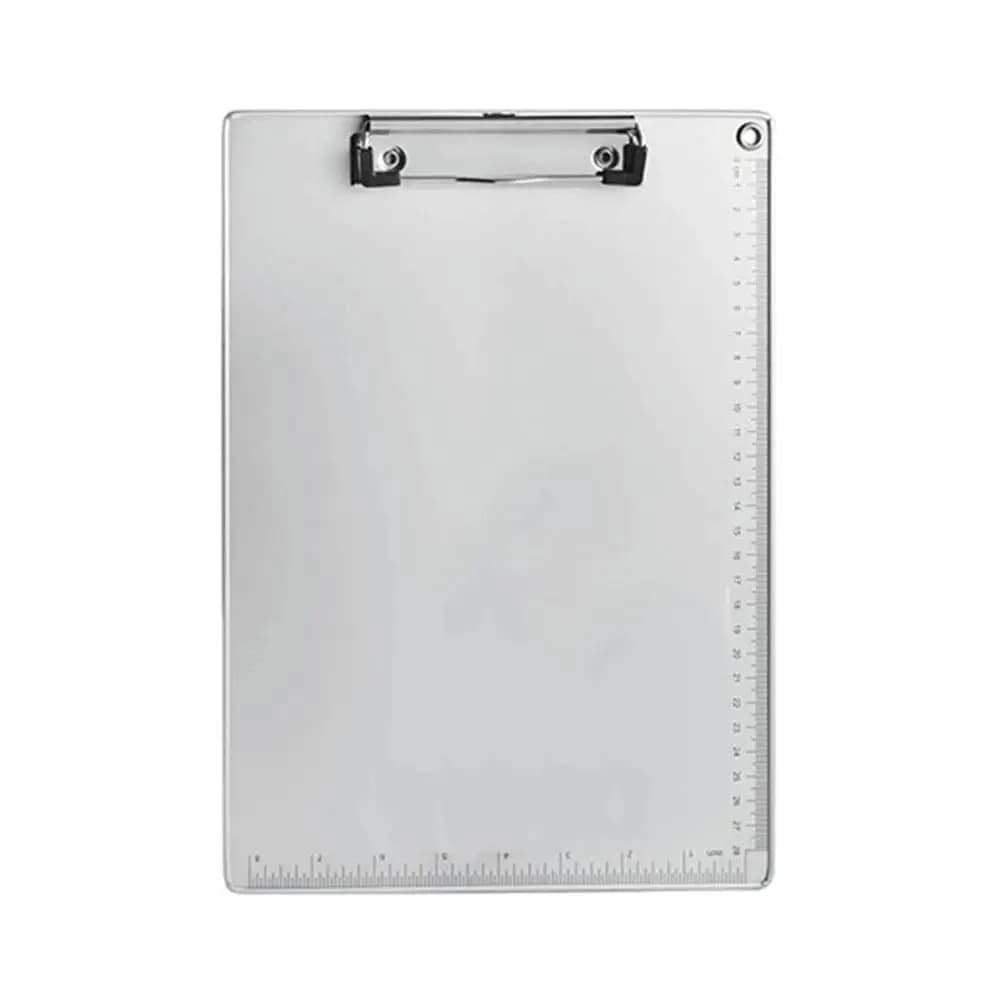 Organizzatore di file Raccogli libro A5 Lega di alluminio Archiviazione di biglietti di carta Porta documenti A4 Appunti Lavagna con clip Blocchi di scrittura