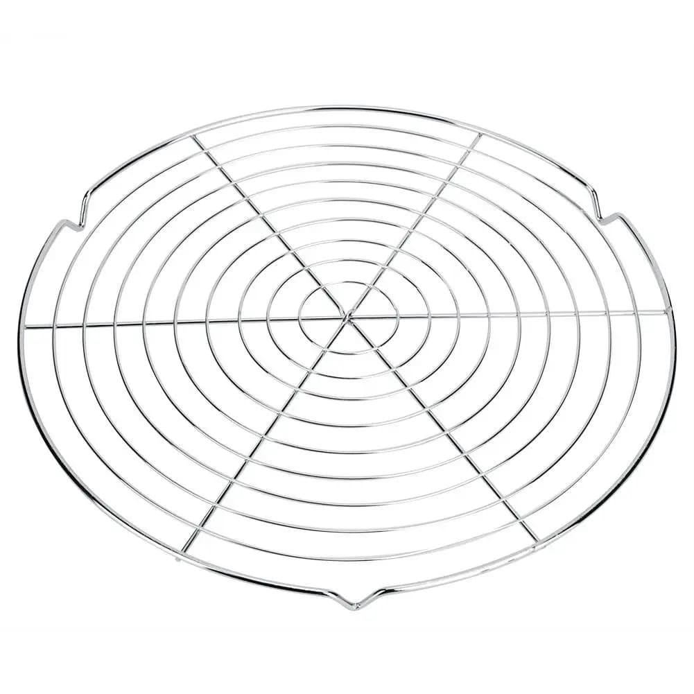 32cm Multi-Purpose Round Metal Wire Steaming Cooling Barbecue Net Rack /Carbon Baking Net/Grill /Pan Grate BBQ Accessories