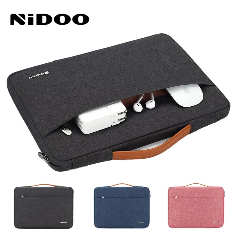 NIDOO Borsa per laptop Borsa per laptop 11.6 13 14 15.6 pollici per Xiaomi MacBook Air Pro 13 Custodia protettiva per computer portatile Valigetta