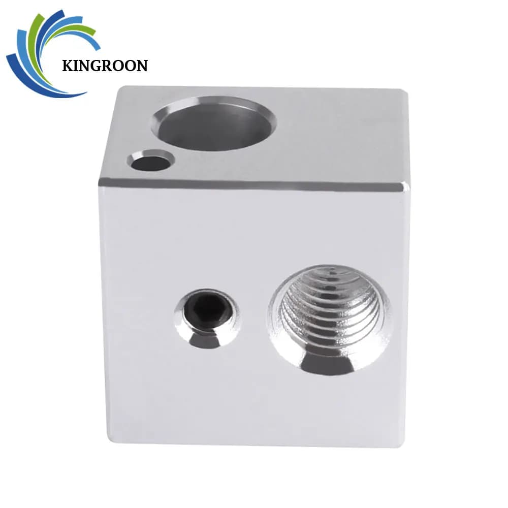 5 pz V5 blocco riscaldato 16*16mm * 12mm KP3S blocchi di calore Hot End per V5 j-head estrusore alluminio HotEnd stampanti 3D parti