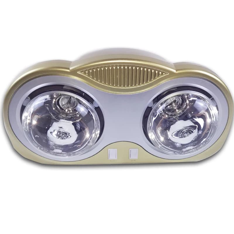 Riscaldatore da bagno a parete 275W * 2 3 in 1 funzioni/riscaldatore a infrarossi/luce/ventola impermeabile a infrarossi elettrico yuba bagno yubr