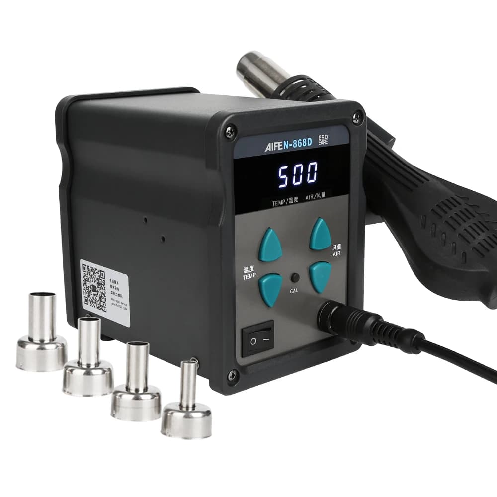 AIFEN-868D Stazione di Aria Calda 700W LED Saldatore Digitale Dissaldatura Rilavorazione Stazione di Saldatura Pistola di Calore Per La Saldatura BGA riparazione