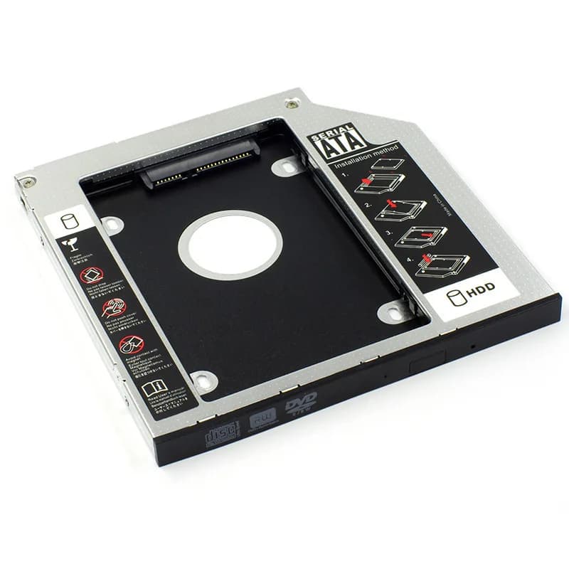 9.5 MILLIMETRI 2nd HDD Hard Drive Caddy per Dell Inspiron 15 3521 3537 3541 3542 3543 3545 3567 5558 5559 3421