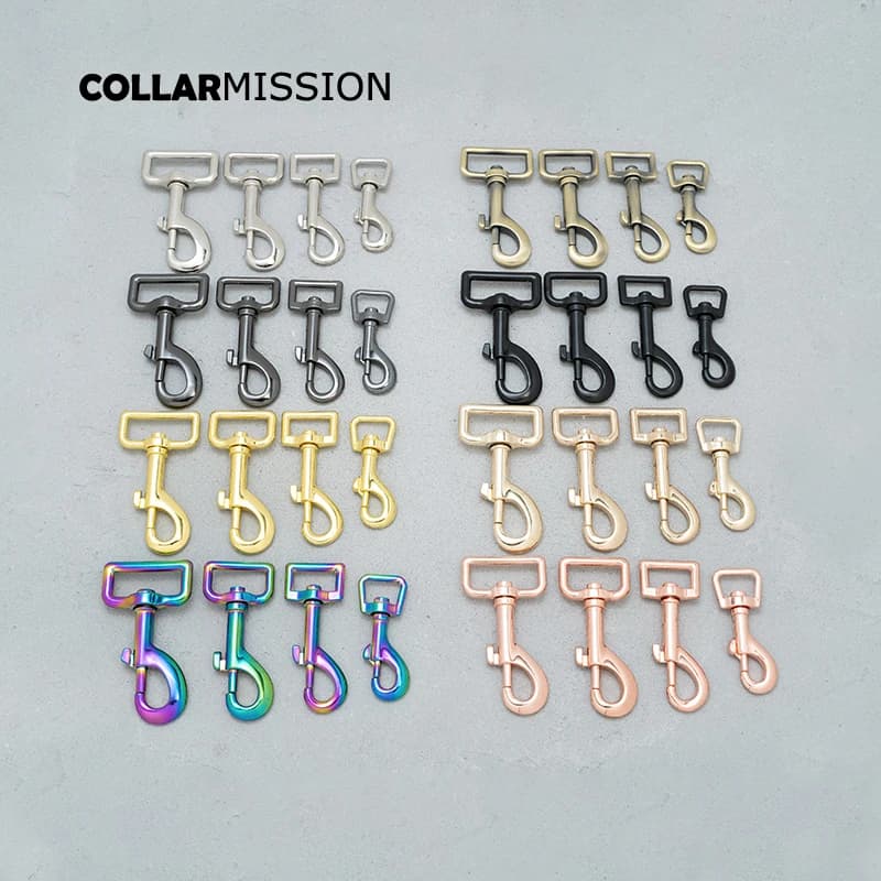 1 pz Ganci e fibbie in metallo elettrolitico di varie dimensioni 15mm20mm25mm30mm accessori per collare per cani e gatti