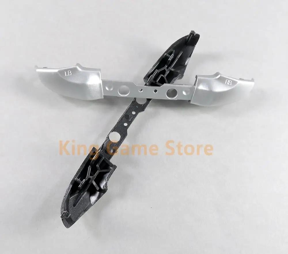 2 pz Chrome Argento LB RB Paraurti Trigger Pulsanti Mod Kit per X Box One S Gamepad LB RB Paraurti Per Xbox One S Accessori di Gioco