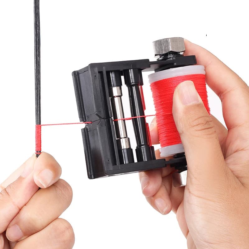 Aluminum Alloy Bowstring Serving Tool, Various Protection, Thread Winder, Hunting Archery, 1Pc