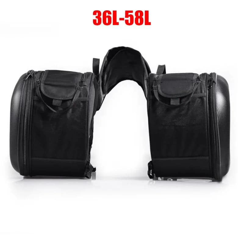 Nuove borse da viaggio per casco da moto da corsa impermeabili per moto Borse laterali per valigie + un paio di impermeabili