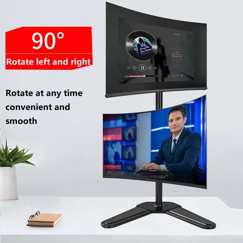 Support for double monitor Full 10"-32" 360-degree table locking support for LCD LED PC arm support - DZ08 table support