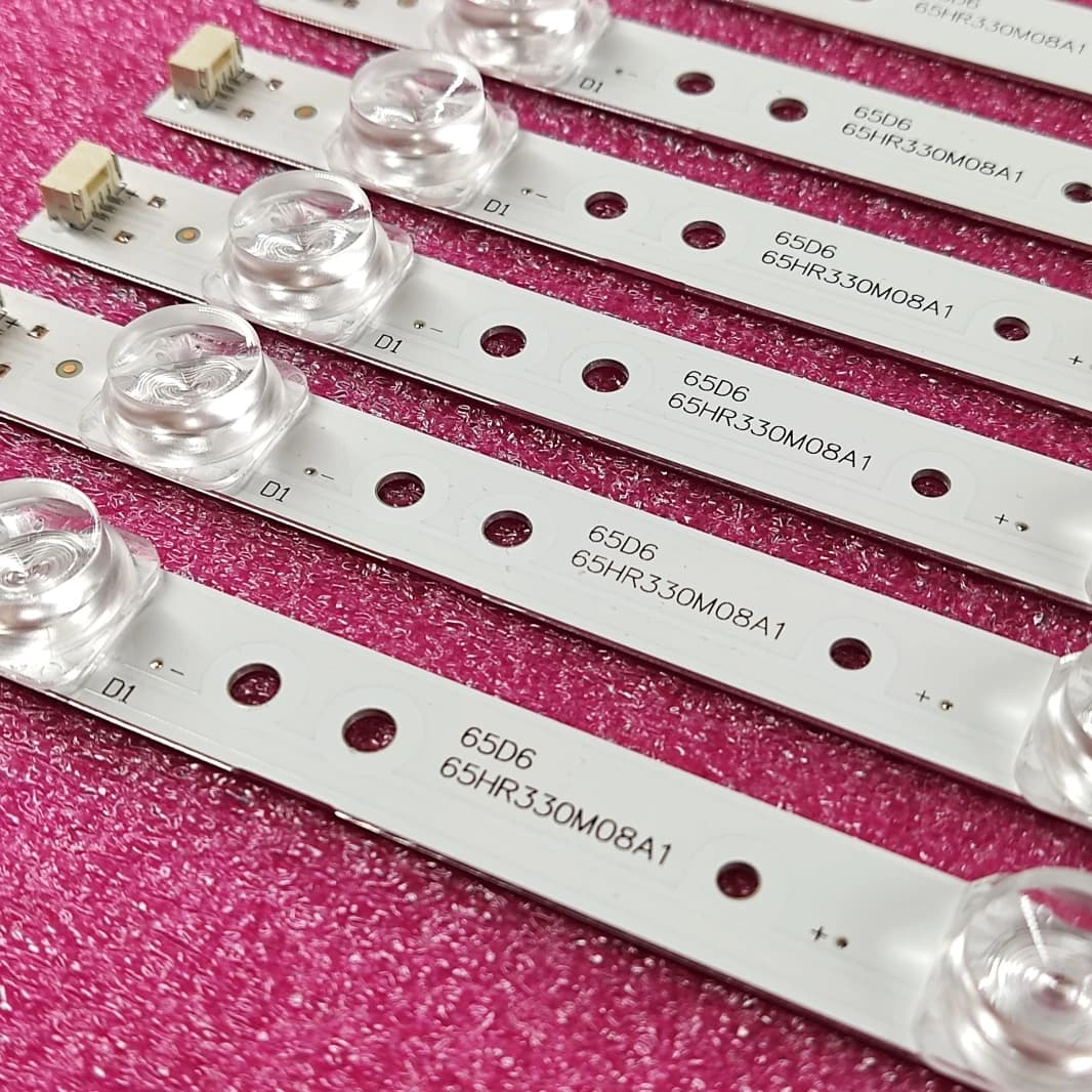 Striscia di retroilluminazione a LED 8 lampade Per TV da 65" JL.D 65081330 -365AS-M_V03 65D6 65S421LCAA 4C-LB6508-PF02J 65S421 65S425TACA 65S4LEAA 65S425