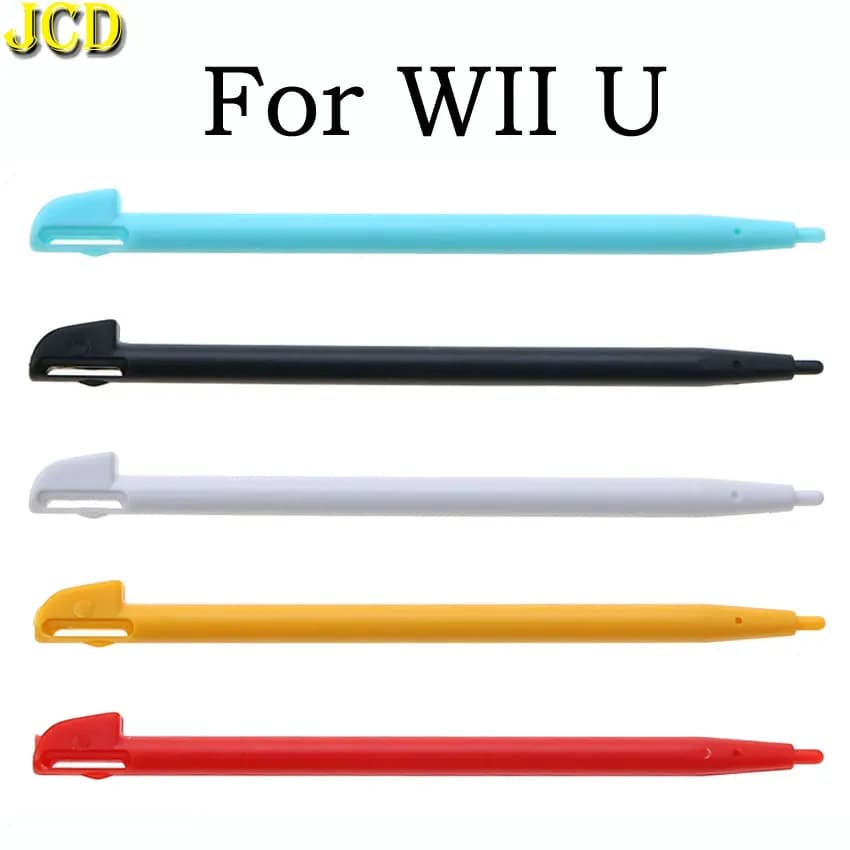 JCD 5PCS Mobile Touch Pen Touchscreen Pencil For WIIU Slots Hard Plastic Stylus Pen For Nintend Wii U Game Console
