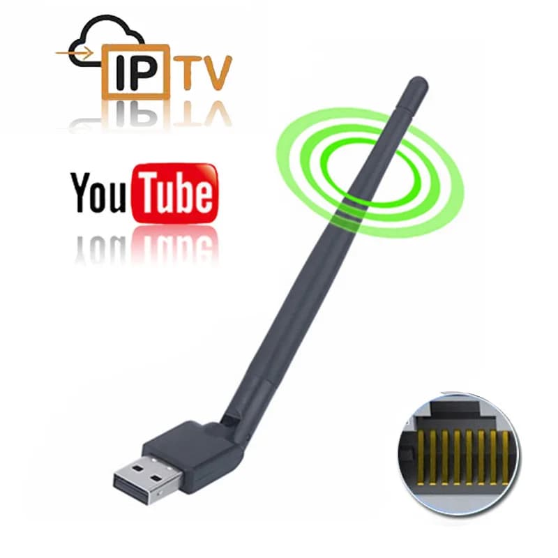 Antenna WiFi USB wireless Adattatore di rete Ethernet USB RJ45 MTK7601 88772 Koqit k1 U2 ricevitore satellitare DVB S2 DVB T2 TV Box