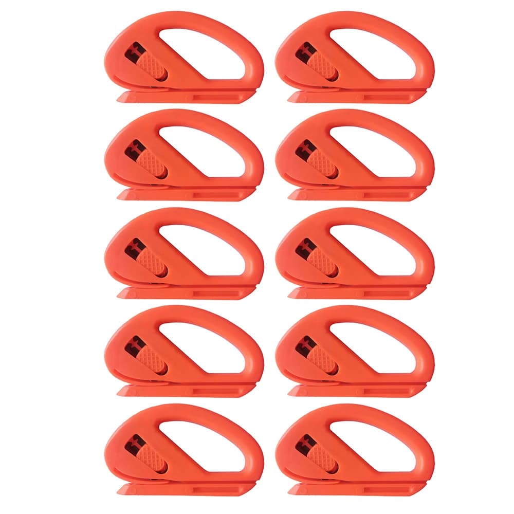 10PCS Taglierina di Sicurezza Involucro Del Vinile Lamina Snitty Lama di Riciclaggio Coltello Adesivo Per Auto Pellicola In Fibra di Carbonio Installa Strumento di Taglio E11